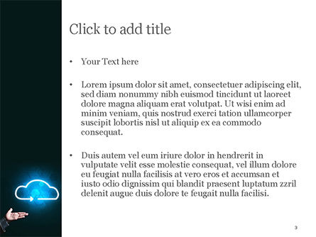 Plantilla de PowerPoint - concepto de servicio en la nube, Diapositiva 3, 15038, Tecnología y ciencia — PoweredTemplate.com