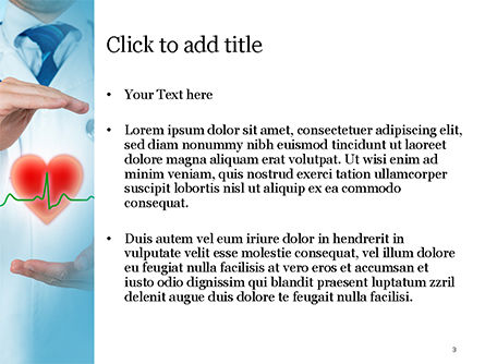 Modello PowerPoint - Cardiologo, Slide 3, 15064, Medico — PoweredTemplate.com