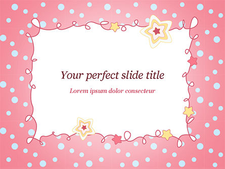 Pink Greeting Card PowerPoint Template, PowerPoint Template, 15067, Holiday/Special Occasion — PoweredTemplate.com