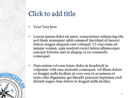 Modèle PowerPoint de concept de boussole plan d'affaires, Diapositive 3, 15082, Concepts commerciaux — PoweredTemplate.com