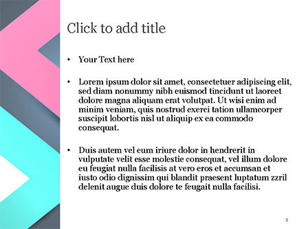 Abstracte Snijkanten PowerPoint Template, Dia 3, 15088, Abstract/Textuur — PoweredTemplate.com