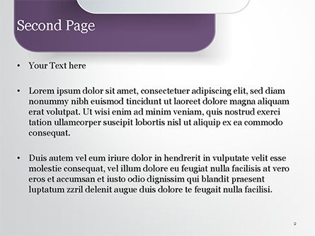 Abgerundete rechtecke PowerPoint Vorlage, Folie 2, 15091, Abstrakt/Texturen — PoweredTemplate.com