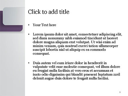파워포인트 템플릿 - 둥근 사각형, 슬라이드 3, 15091, 추상/직물 — PoweredTemplate.com