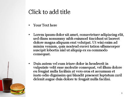 Fastfood Illustratie PowerPoint Template, Dia 3, 15095, Food & Beverage — PoweredTemplate.com