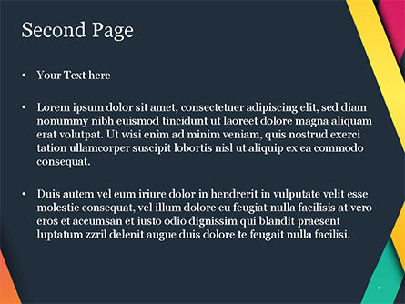Templat PowerPoint Garis-garis Terang Pada Latar Belakang Gelap, Slide 2, 15096, Abstrak/Tekstur — PoweredTemplate.com