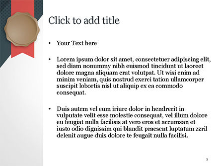 Modello PowerPoint - Certificato con modello moderno, Slide 3, 15103, Astratto/Texture — PoweredTemplate.com