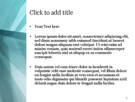 Broken Ice Pieces PowerPoint Template, Slide 3, 15117, Abstract/Textures — PoweredTemplate.com