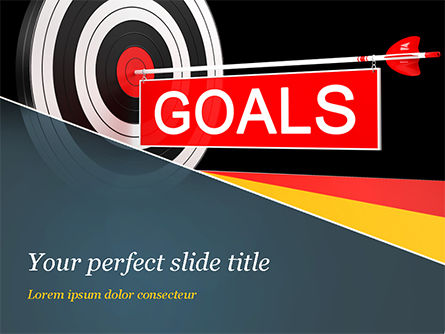 Goals PowerPoint Template, PowerPoint-sjabloon, 15124, Business Concepten — PoweredTemplate.com