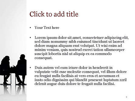 Modèle PowerPoint de silhouettes de gens d'affaires, Diapositive 3, 15130, Business — PoweredTemplate.com