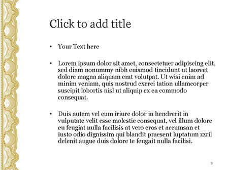 Templat PowerPoint Sertifikat Dengan Pola Berliku, Slide 3, 15131, Abstrak/Tekstur — PoweredTemplate.com