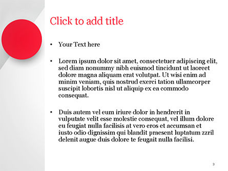 Red Circle PowerPoint Template, Slide 3, 15136, Abstract/Textures — PoweredTemplate.com