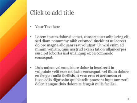 Modèle PowerPoint de abstraction joyeuse, Diapositive 3, 15146, Abstrait / Textures — PoweredTemplate.com