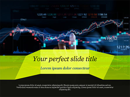 Trading Graph PowerPoint Template, PowerPoint Template, 15152, Financial/Accounting — PoweredTemplate.com