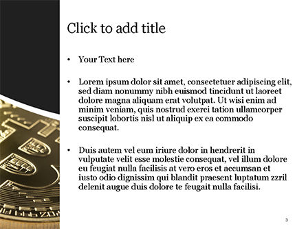 파워포인트 템플릿 - bitcoin 동전, 슬라이드 3, 15164, 기술 및 과학 — PoweredTemplate.com