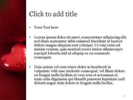 Marzipan herz PowerPoint Vorlage, Folie 3, 15176, Ferien/besondere Anlässe — PoweredTemplate.com