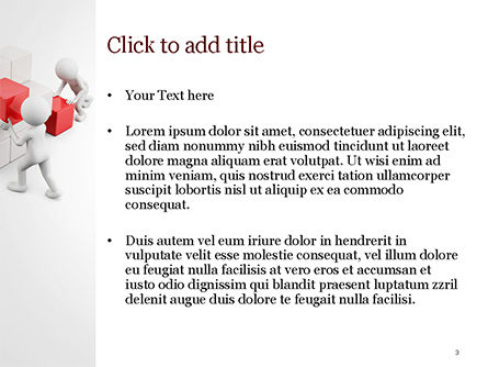 Modello PowerPoint - Lavoro di squadra 3d, Slide 3, 15183, 3D — PoweredTemplate.com