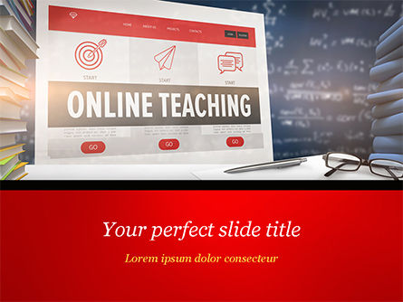Online Teaching Free Presentation Template For Google Slides And