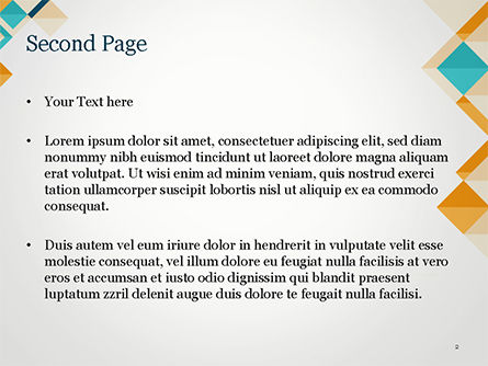 Templat PowerPoint Latar Belakang Desain Pola Segitiga, Slide 2, 15187, Abstrak/Tekstur — PoweredTemplate.com