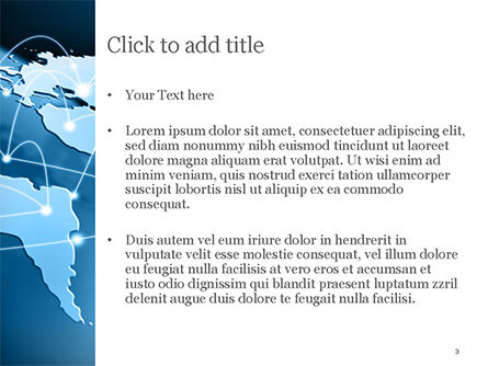 Templat PowerPoint Koneksi Jaringan Global, Slide 3, 15213, Teknologi dan Ilmu Pengetahuan — PoweredTemplate.com