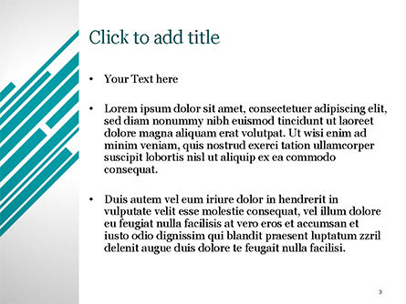Modèle PowerPoint de rectangles azur résumé, Diapositive 3, 15216, Abstrait / Textures — PoweredTemplate.com