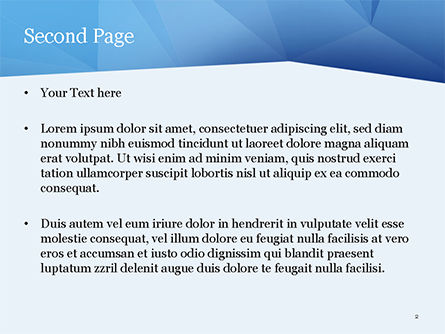 Templat PowerPoint Gaya Poligon Segitiga, Slide 2, 15219, Abstrak/Tekstur — PoweredTemplate.com