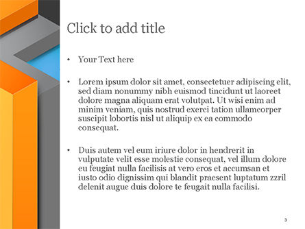3D Arrows PowerPoint Template, Slide 3, 15222, Abstract/Textures — PoweredTemplate.com