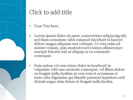 Paper Clouds PowerPoint Template, Slide 3, 15230, Nature & Environment — PoweredTemplate.com