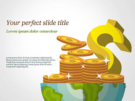 Global Economy PowerPoint Template, PowerPoint Template, 15244, Business Concepts — PoweredTemplate.com