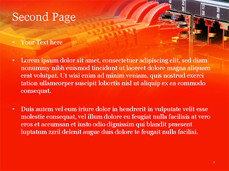 Netzwerkschalter PowerPoint Vorlage, Folie 2, 15254, Technologie & Wissenschaft — PoweredTemplate.com