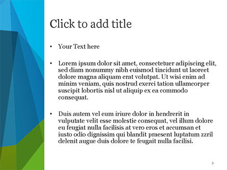 Modèle PowerPoint de abstrait polygonale, Diapositive 3, 15255, Abstrait / Textures — PoweredTemplate.com