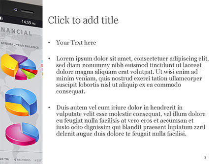 파워포인트 템플릿 - 금융 모바일 앱, 슬라이드 3, 15265, 금융/회계 — PoweredTemplate.com