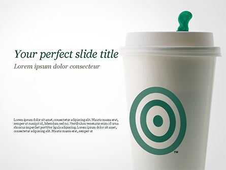 Starbucks PowerPoint Template, 15278, Food & Beverage — PoweredTemplate.com