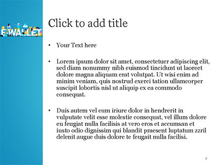 E-wallet PowerPoint Template, Dia 3, 15304, Financieel/Boekhouding — PoweredTemplate.com