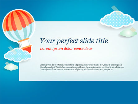 Leuke Stickers PowerPoint Template, PowerPoint-sjabloon, 15306, Vakantie/Speciale Gelegenheden — PoweredTemplate.com