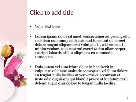 Modèle PowerPoint de produits de beauté pour femmes, Diapositive 3, 15312, Carrière / Industrie — PoweredTemplate.com