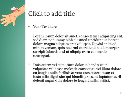 Templat PowerPoint Gigitan Nyamuk, Slide 3, 15325, Medis — PoweredTemplate.com