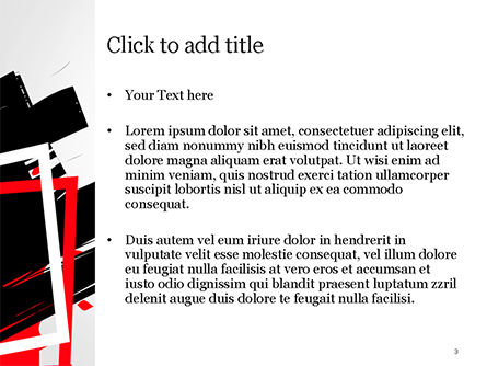 Templat PowerPoint Hitam Tema Abstrak Tema, Slide 3, 15326, Abstrak/Tekstur — PoweredTemplate.com