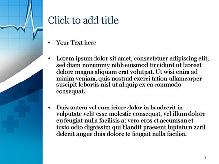 파워포인트 템플릿 - 맥박수 다이어그램, 슬라이드 3, 15327, 의학 — PoweredTemplate.com