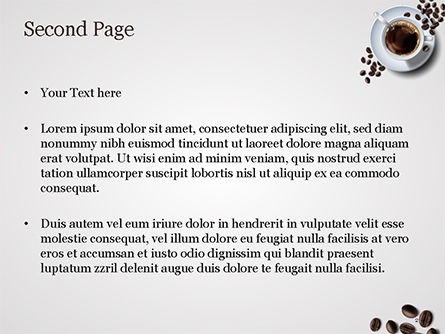 Modèle PowerPoint de tasse de café blanche, Diapositive 2, 15328, Food & Beverage — PoweredTemplate.com