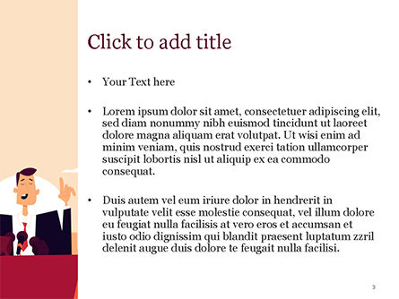 Modello PowerPoint - Politico, Slide 3, 15331, Politica e Governo — PoweredTemplate.com