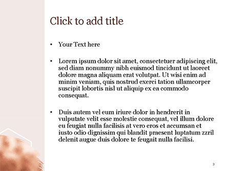 파워포인트 템플릿 - 브러시 스트로크와 소프트 핑크색 배경, 슬라이드 3, 15336, 추상/직물 — PoweredTemplate.com