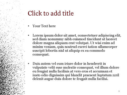Plantilla de PowerPoint - puntos negros, Diapositiva 3, 15358, Abstracto / Texturas — PoweredTemplate.com