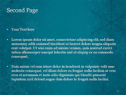 Snowflakes Crystal Balls PowerPoint Template, Slide 2, 15367, Holiday/Special Occasion — PoweredTemplate.com