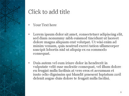 Templat PowerPoint Bola Kristal Kepingan Salju, Slide 3, 15367, Liburan/Momen Spesial — PoweredTemplate.com