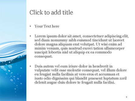 Templat PowerPoint Pasokan Air Minum, Slide 3, 15369, Alam & Lingkungan — PoweredTemplate.com