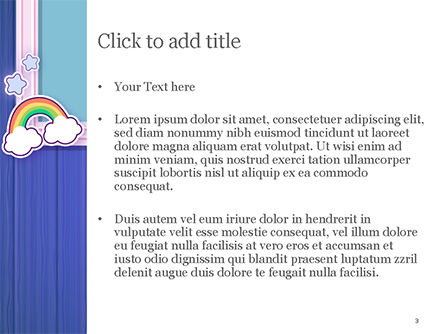 Modelo do PowerPoint - quadro com arco-íris, Deslizar 3, 15373, Feriados/Ocasiões Especiais — PoweredTemplate.com