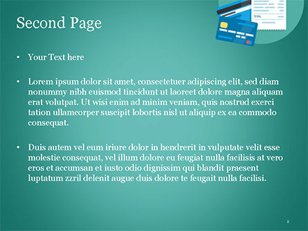 Templat PowerPoint Kwitansi Pembayaran, Slide 2, 15375, Finansial/Akuntansi — PoweredTemplate.com