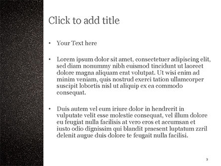 Modèle PowerPoint de surface noire brillante avec planche de bois, Diapositive 3, 15393, Abstrait / Textures — PoweredTemplate.com
