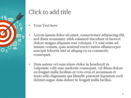 Modèle PowerPoint de concept de ciblage, Diapositive 3, 15414, Concepts commerciaux — PoweredTemplate.com