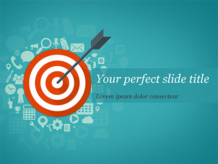 Targeting Concept PowerPoint Template, PowerPoint Template, 15414, Business Concepts — PoweredTemplate.com